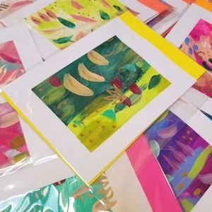 🆕️Hand Painted Greeting Cards (Set of 3) Blank Notecards Thank You Cards